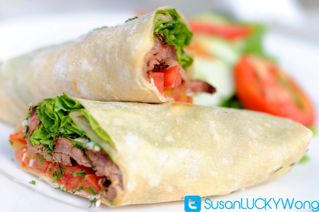 monikos in nairobi restaurant review photographed by susan wong - roast beef wrap