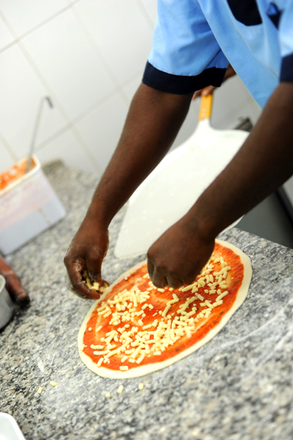 Eataly photographed by susan wong mombasa kenya chef making pizza