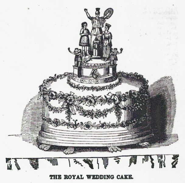 queen Victoria wedding cake