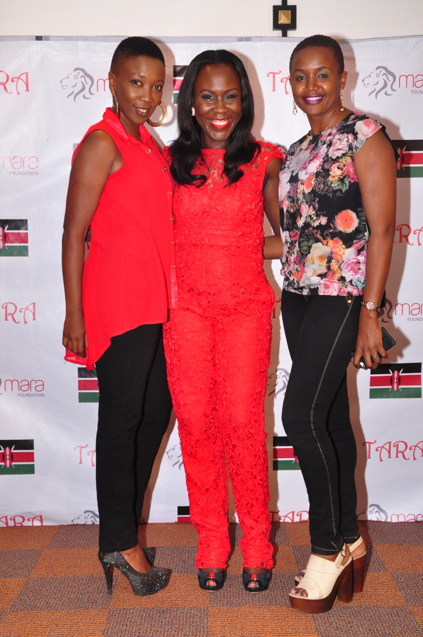 L-R_ Wahu Kagwi, Owner Afro Siri Salon, Tara FelaDurotoye, CEO and Founder, House of Tara International and Winnie Taylor, Founder, Body Evolution by Winnie