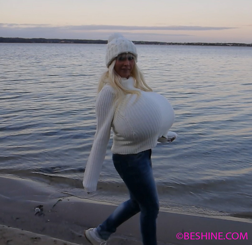 Meet Beshine: She has the largest fake breasts in the world