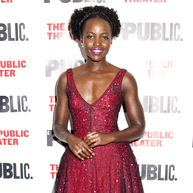 Lupita Nyong'o At Opening Night of "Eclipsed" at the Public Theater, NY The Public Theater, NY Pictured: Lupita Nyong'o Ref: SPL1151581 141015 Picture by: Janet Mayer / Splash News Splash News and Pictures Los Angeles:310-821-2666 New York: 212-619-2666 London: 870-934-2666 photodesk@splashnews.com 