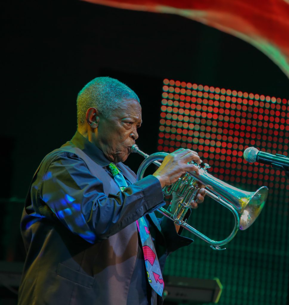 Hugh Masekela performs