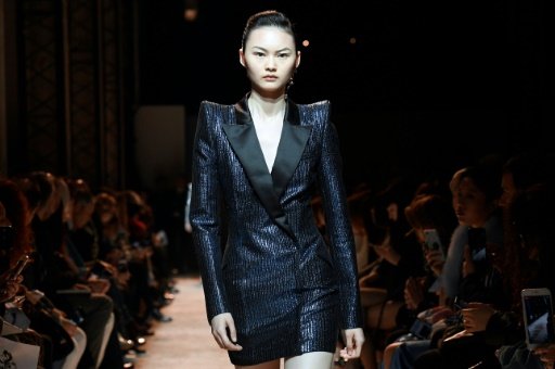 Navy shiny leather and suits the big Paris fashion week trends Capital Lifestyle