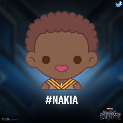 Black Panther star Lupita Nyong'o debuts Nakia Twitter Emoji