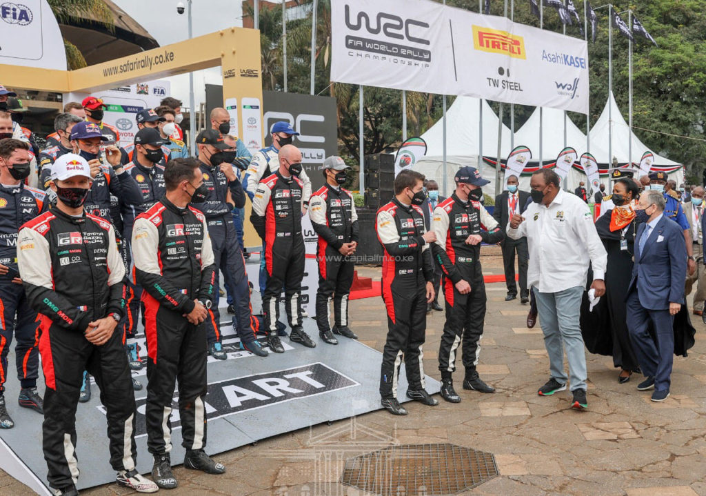 WRC FLAG OFF