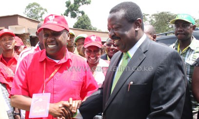 Mudavadi was endorsed by NDC held at the Bomas of Kenya also attended by officials from the New Ford Kenya, Kanu and 11 affiliate parties/CFM