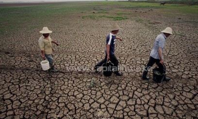 A drought stricken region in Asia/AFP