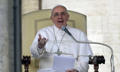 The Vatican said 100,000 people attended the event/FILE