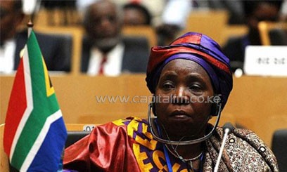 The Chairperson of the Commission of the African Union Nkosazana Dlamini Zuma said in a statement that the attack in which five peacekeepers and seven civilians were killed was cowardly/FILE