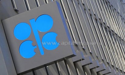 The logo of the Organization of Petroleum Exporting Countries at its headquarters building in Vienna on April 4, 2013/AFP