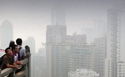 City covered in pollution/FILE