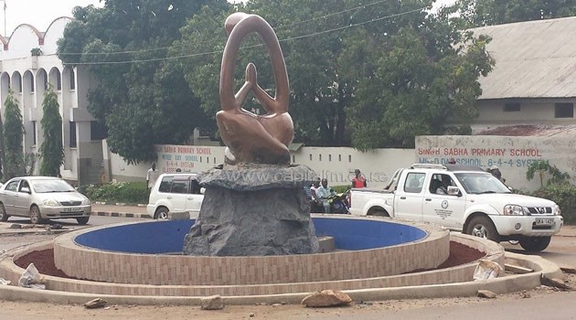 Image result for kisumu sikh sculpture that was brought down