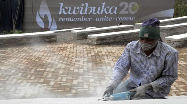 Rwanda genocide monument/FILE