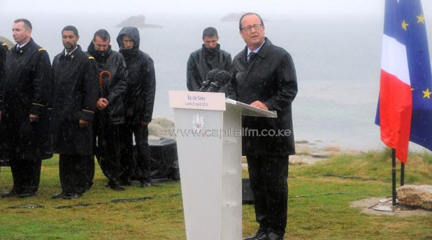 The images of Francois Hollande delivering his pre arranged comments under a downpour, his glasses covered in droplets and raincoat soaked, came at a bad time for a president who had just ordered his prime minister to reshuffle the deeply unpopular government for the second time in five months/AFP