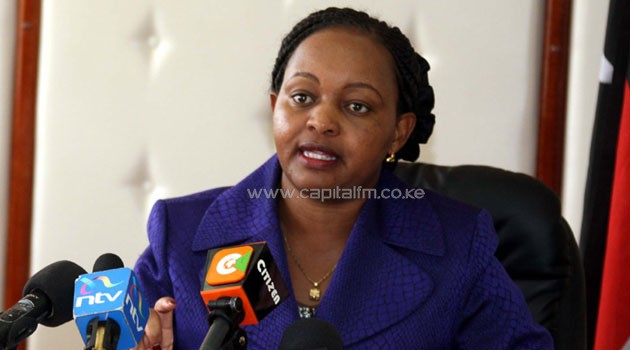 Devolution and Planning Cabinet Secretary Anne Waiguru says the exercise which is to end on Monday, will be extended up to Friday in the 14 counties/FILE