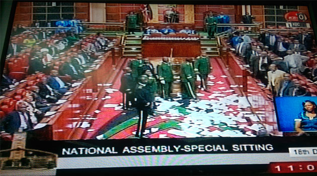 Deputy Speaker Joyce Laboso outlined the meeting’s resolutions some of which included coming up with a code of conduct for MPs/FILE