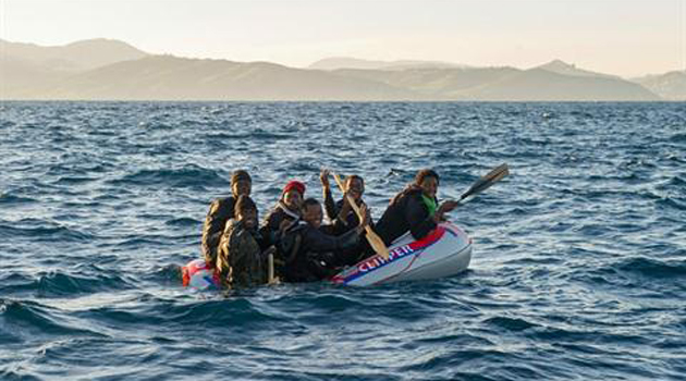 Migrants rescued at sea/FILE