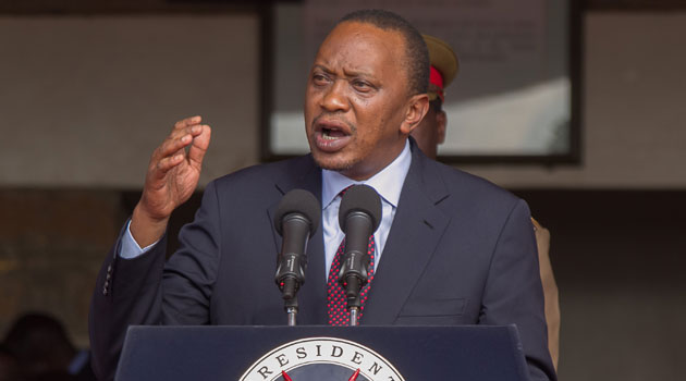 President Kenyatta has vowed to fight corruption starting with the high levels of government.