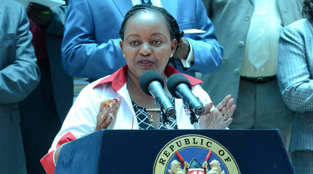 Devolution and Planning Cabinet Secretary Anne Waiguru was presented with the United Nations accolade in Medellin, Colombia, in South America by Lenni Montiel, the United Nations Assistant Secretary-General for Economic and Social Affairs/FILE