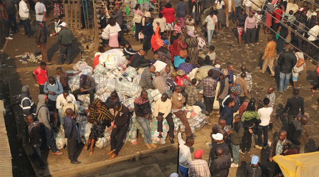 The traders, some in tears and shocked beyond words, recalled the agonizing phone calls they received from their colleagues who heard that their businesses had been reduced to ashes by the fire that started after midnight/FRANCIS MBATHA