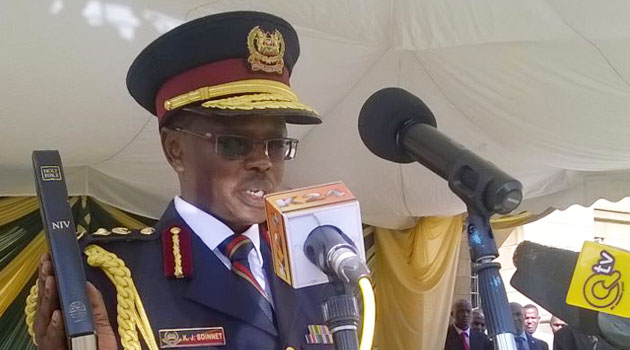 The changes announced by Inspector General of Police Joseph Boinnet also affect areas like Nairobi Central, Kwale, Murang'a and Ngong among other areas.