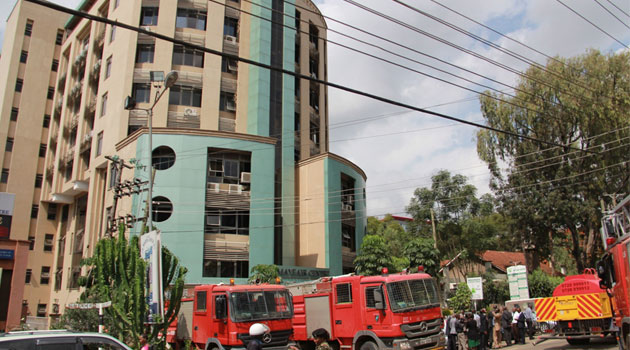  The fire is reported to have started from the rooftop of the building located on Ralph Bunche Road/CFM