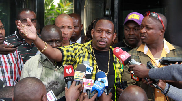 Nairobi Senator Mike Sonko who was being investigated together with Chirchir on accusations that they sought the illegal award of a Kenya Pipeline Company tender/FILE