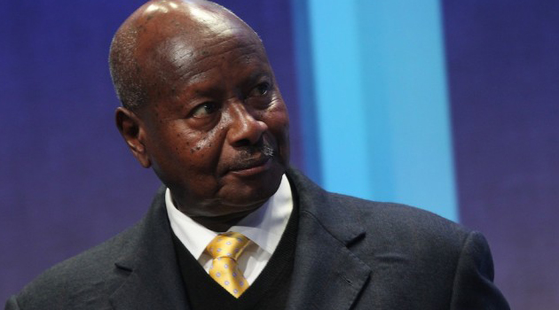 Sitting Uganda president Yoweri Museveni/FILE