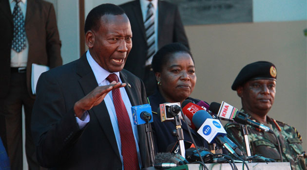 e Interior CS pointed out that the Ministry was keen on restoring public confidence after it came under fire following a series of terror attacks that had rocked the country in the past three months/file