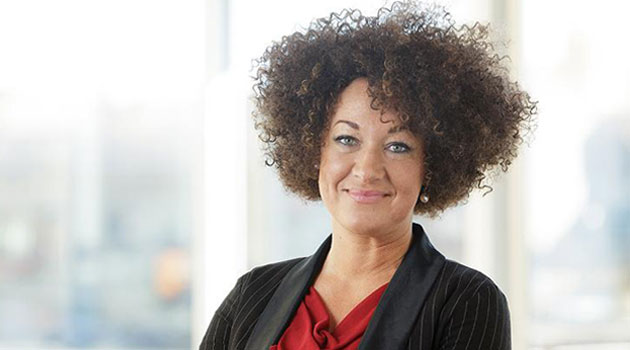 This February 12, 2014 photo courtesy of Inlander shows Rachel Dolezal at the Inlander offices in Spokane, Washington/AFP