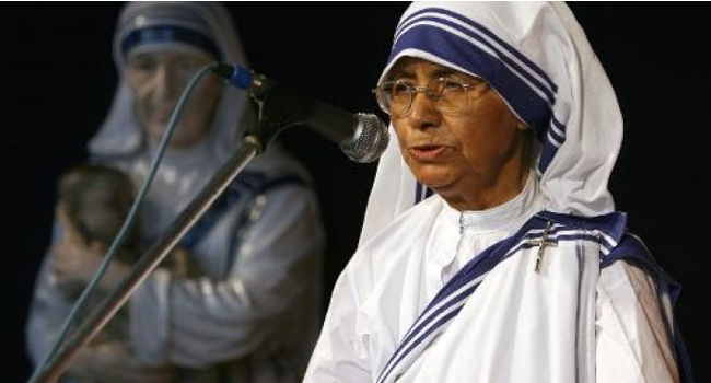 Sister Nirmala kept up Mother Teresa's work of helping the poor and sick in Kolkata's slums/AFP