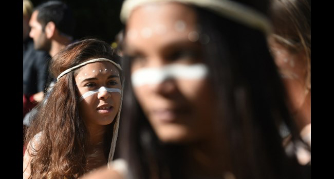 Indigenous Australian performers/AFP