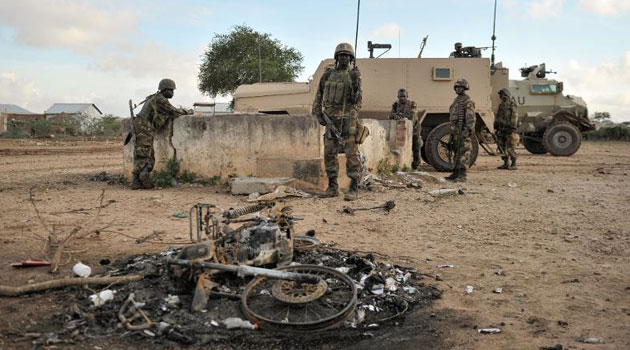 The African Union Mission in Somalia, or AMISOM, said "Operation Jubba Corridor" was launched on Friday in the Bay and Gedo regions south of the capital Mogadishu along with Somali government troops/FILE