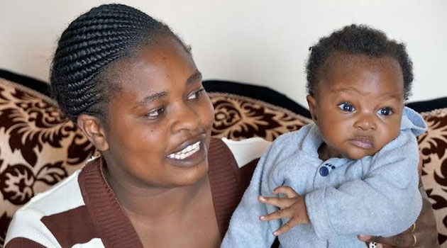 Her mother Loise Mbuba said she thanked God for the contributions which she says has given her more hope to believe her little girl has chances to go to India for a heart surgery/MUTHONI NJUKI