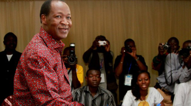  Burkina Faso's ousted president Blaise Compaore/FILE