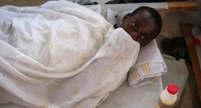 A child suffering from Cholera/AFP