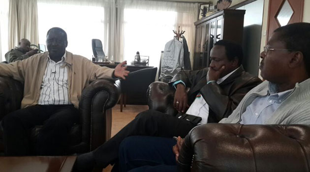 CORD Co-chair Machakos Senator Johnson Muthama who spoke to Capital FM News soon after the meeting said the IEBC Chairman had noted the importance of building trust with the political parties/FILE