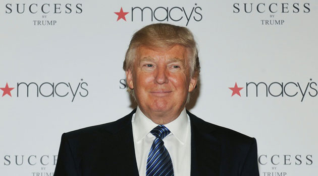 Donald Trump attends the "Success by Trump" fragrance launch at Macy's Herald Square on April 18, 2012 in New York City/AFP