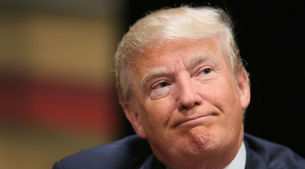 Republican presidential hopeful businessman Donald Trump fields questions at The Family Leadership Summit at Stephens Auditorium on July 18, 2015 in Ames, Iowa/AFP