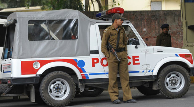 Indian police arrested Ravinder Kumar after finding his identity card at a construction site in New Delhi/AFP