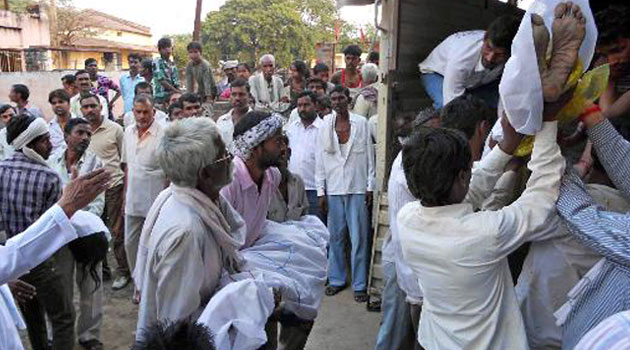 A stampede that occured in India/FILE