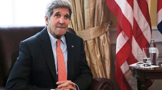 US Secretary of State John Kerry attends a meeting with British Foreign Secretary at a hotel in Vienna, Austria on July 2, 2015. British Foreign Secretary Philip Hammond said Thursday there was no breakthrough yet in the Iran nuclear talks as they stretched into a sixth day, but insisted work was continuing for a deal/AFP