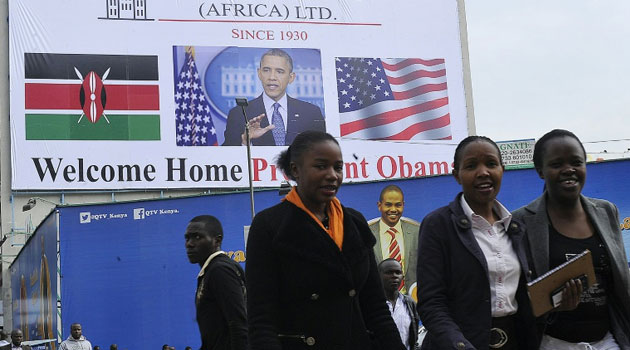 While in Nairobi US President Barack Obama is expected to travel in his bespoke, bomb-proof limousine, nicknamed 'The Beast'/AFP