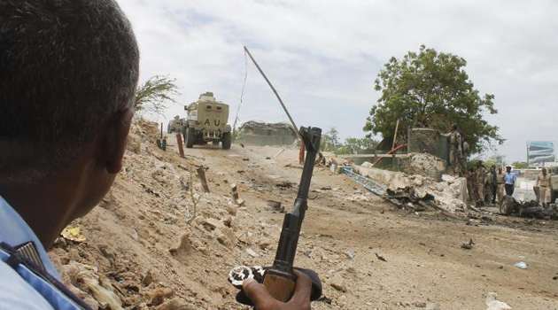 AU troops in Somalia/FILE