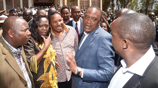 "Destroy the illicit alcohol but do not burn people's property. We want to destroy killer brews, not property," President Kenyatta said/PSCU