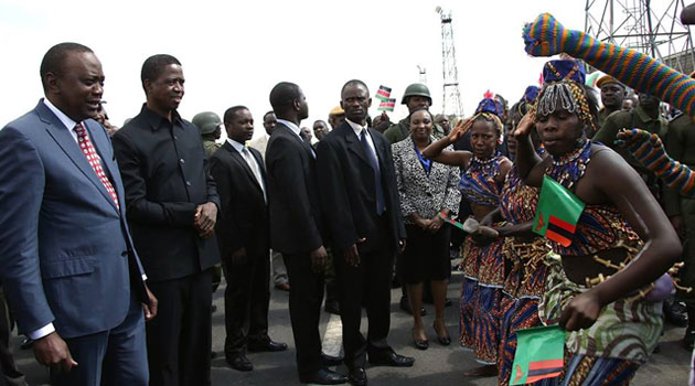 The visit of President Kenyatta to Zambia signifies the warm bilateral and diplomatic relations the two countries enjoy. Photo/ PSCU