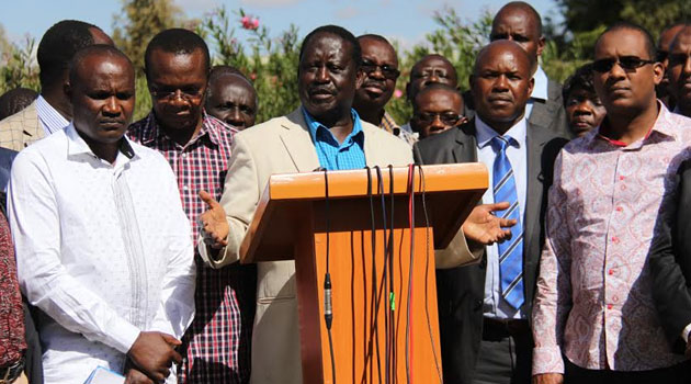 ODM leader Raila Odinga decried the fact Jubilee did not consult them over the proposed extension, accusing the government of deliberately delaying passing of the Bills/MIKE KARIUKI