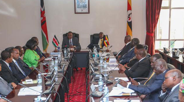 The leaders agreed that subject to financing arrangements and Kenya guaranteeing security, the pipeline project should stand without further delay. Photo/PSCU.