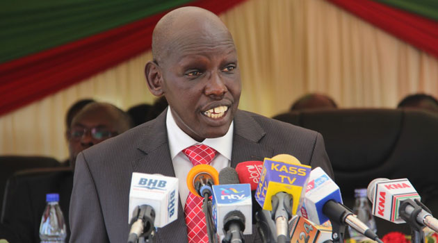 Education Principal Secretary Belio Kipsang. Photo/ MIKE KARIUKI